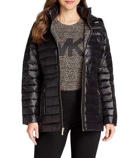 chamarra michael kors mujer cafe|chamarra michael kors mujer .